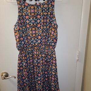 Xhilaration Black Floral Dress